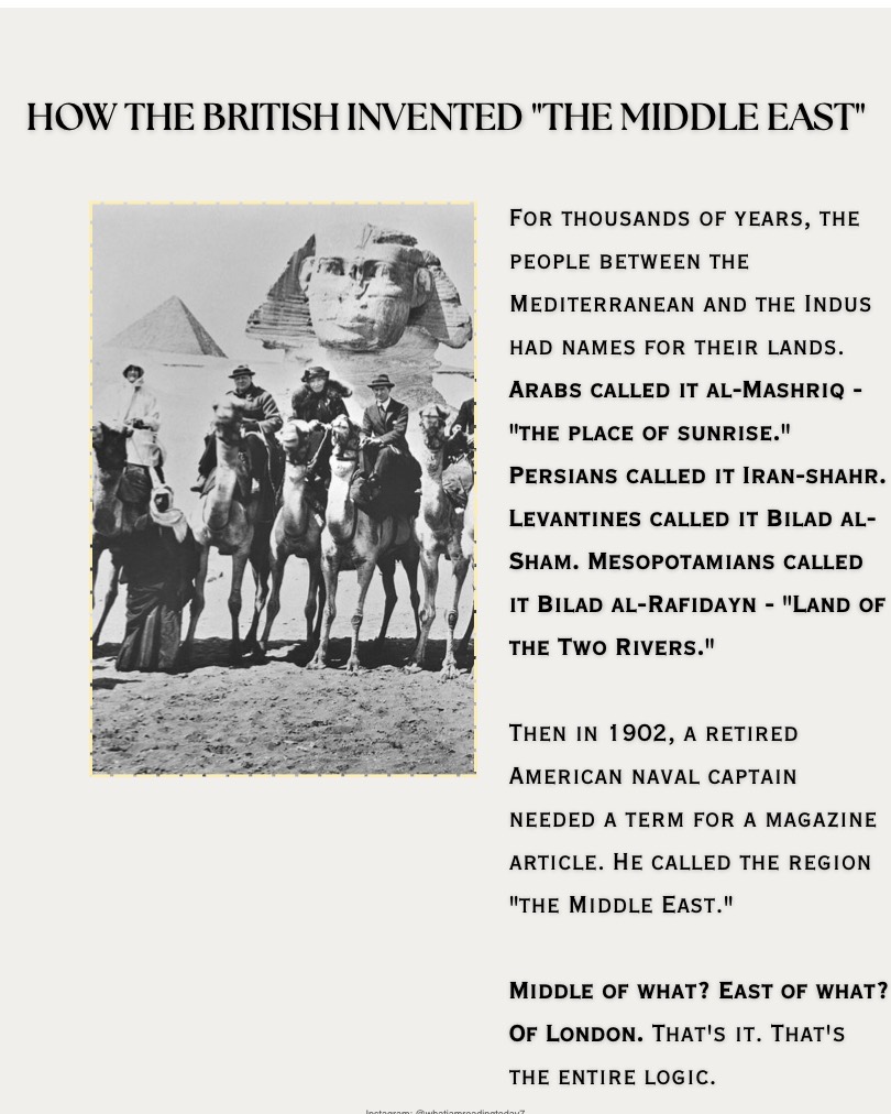 Cover preview for How The british invented "Middle East"